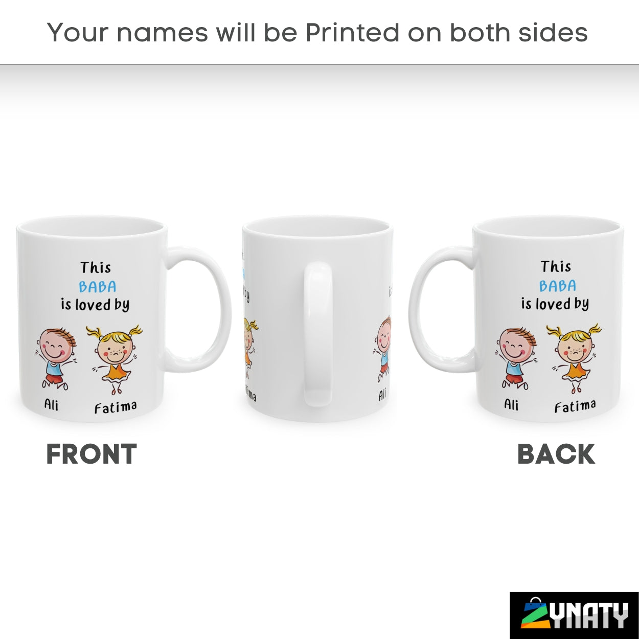 Baba Family Mug - zynaty
