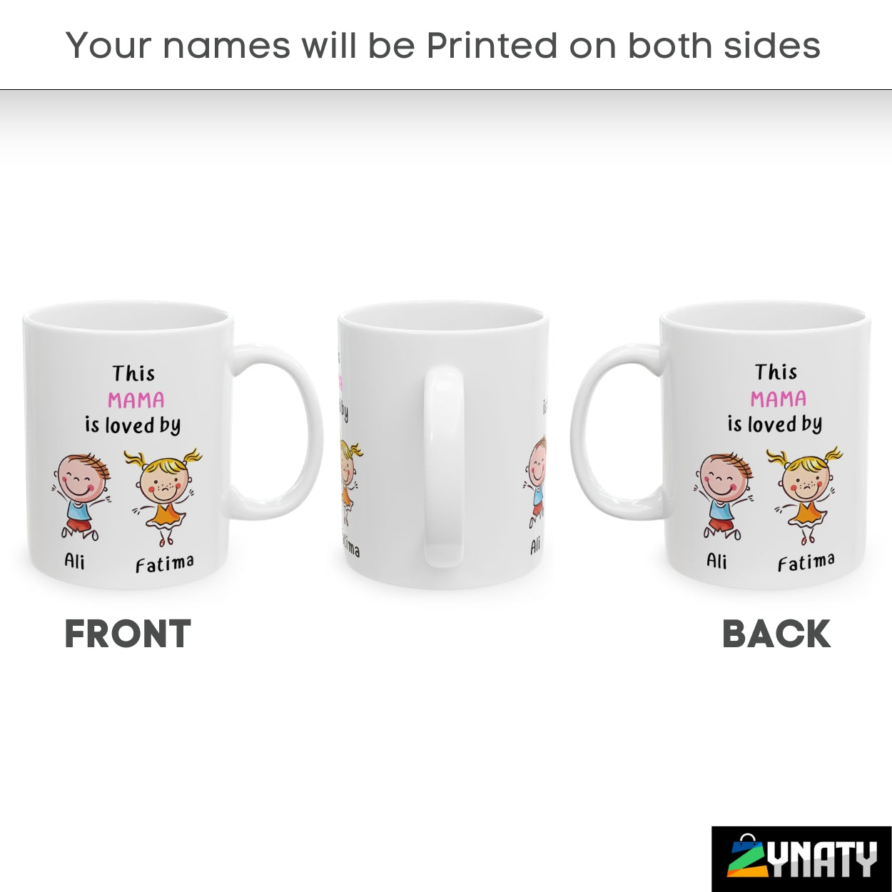 Mama Family Mug - zynaty