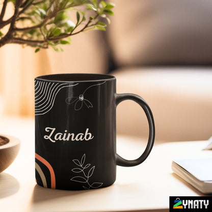 Customized mug - Black 01 - zynaty