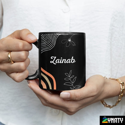 Customized mug - Black 01 - zynaty