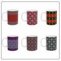 Set of Ajrak Mugs (Without Names) - zynaty