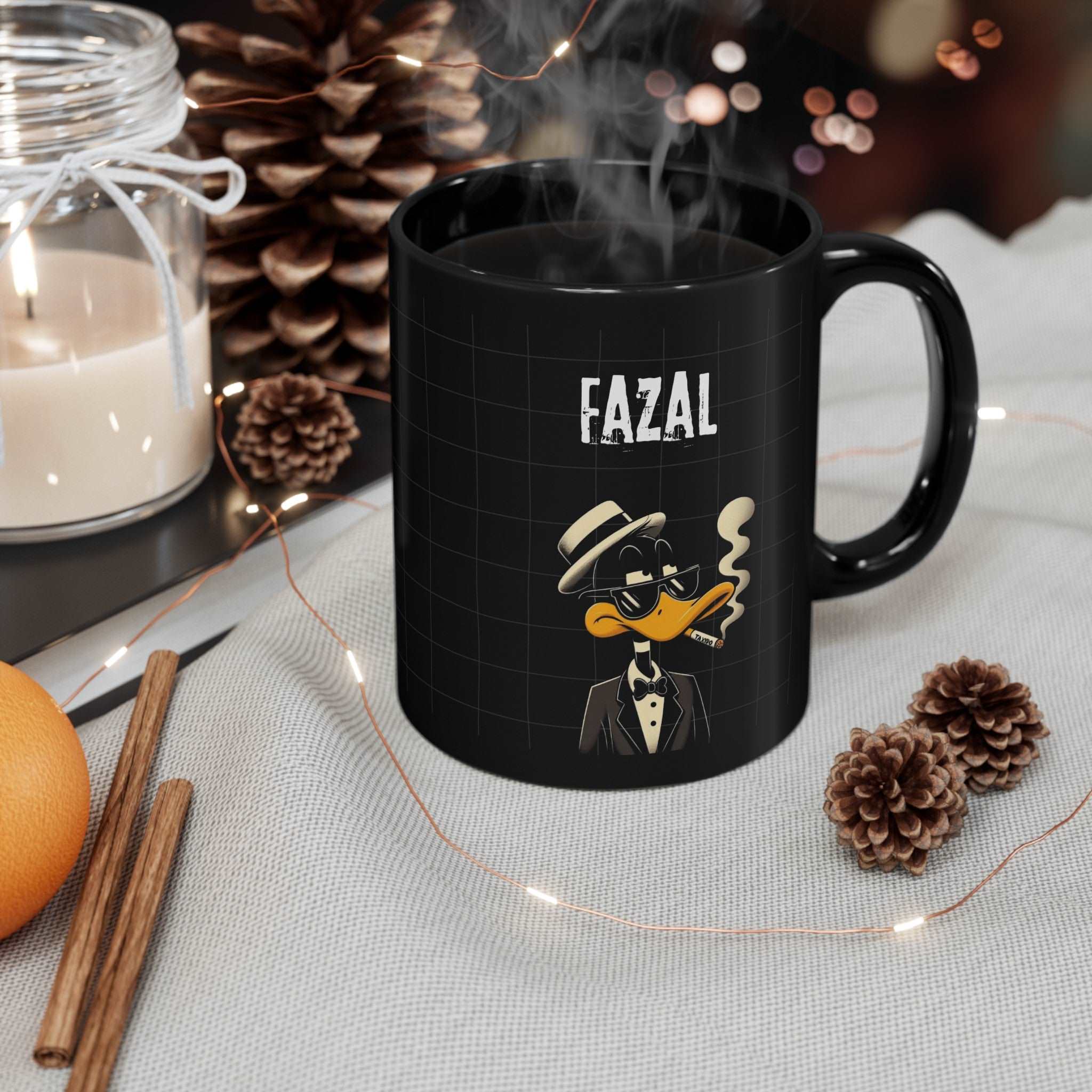Black Cartoon name mug 009