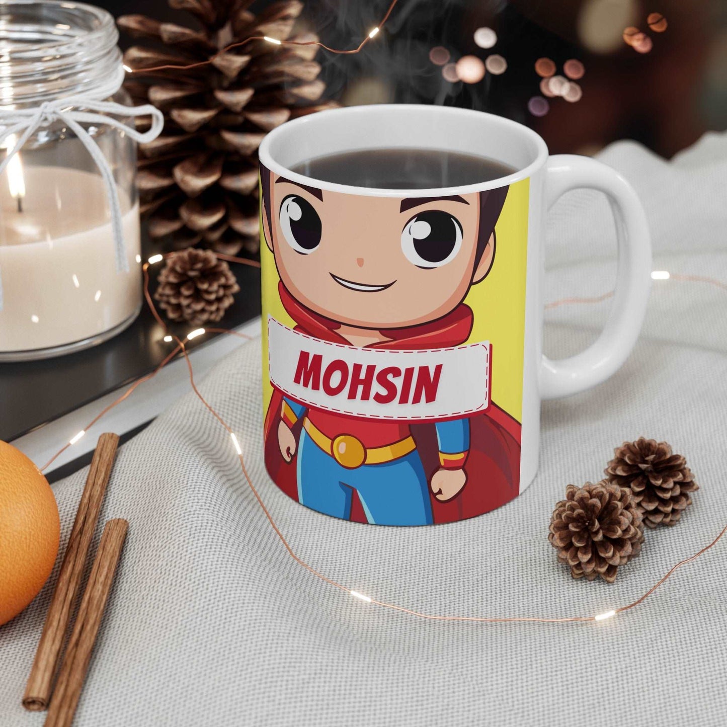 Superman name mug 012
