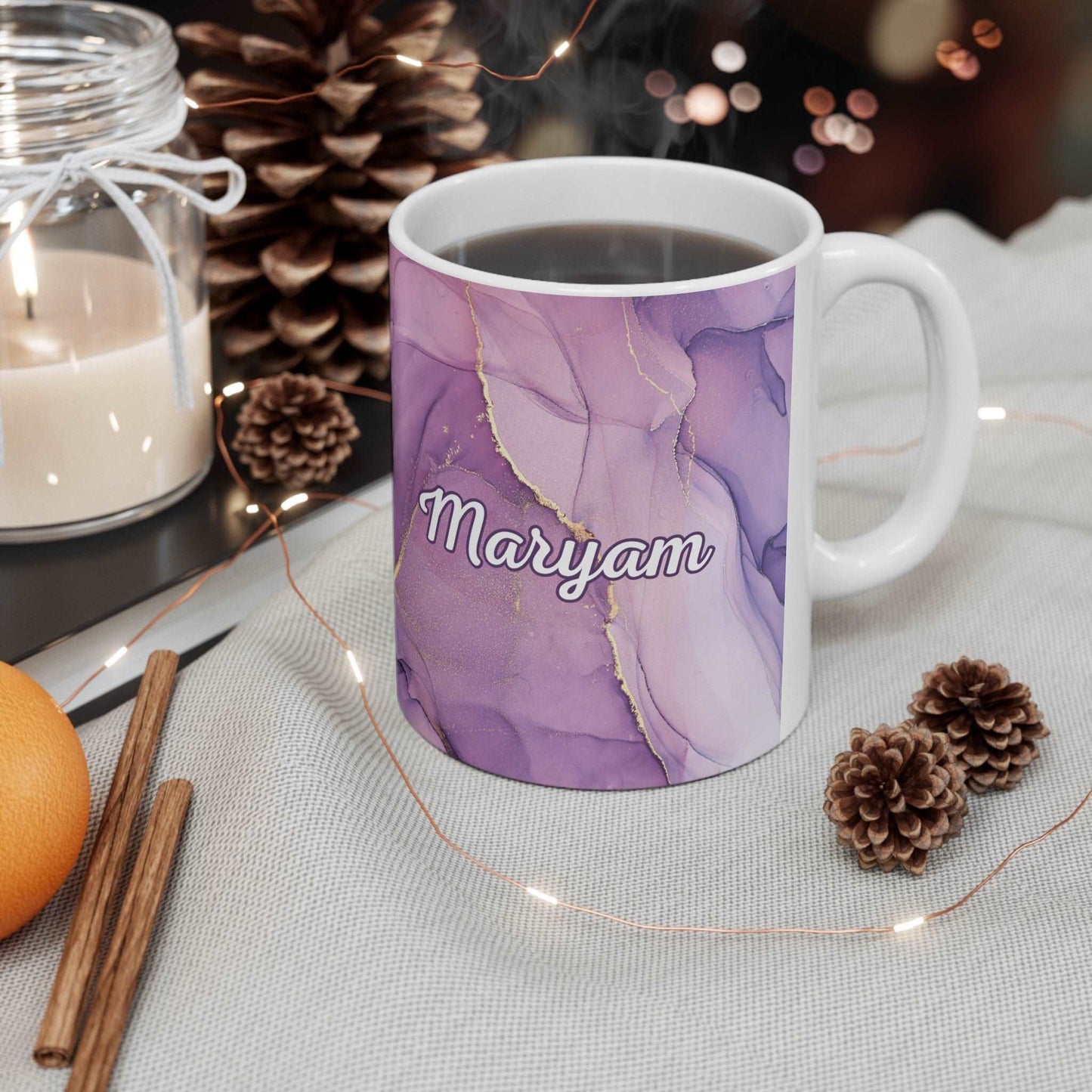 Marble art name mug 001