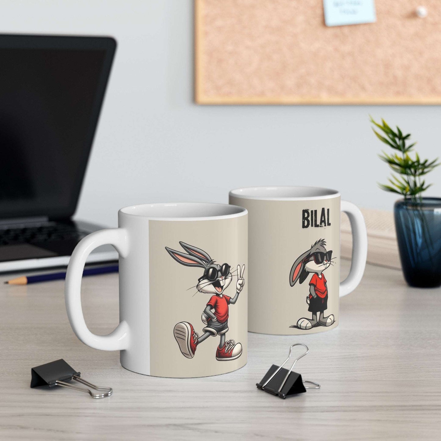 Cartoon name mug 003