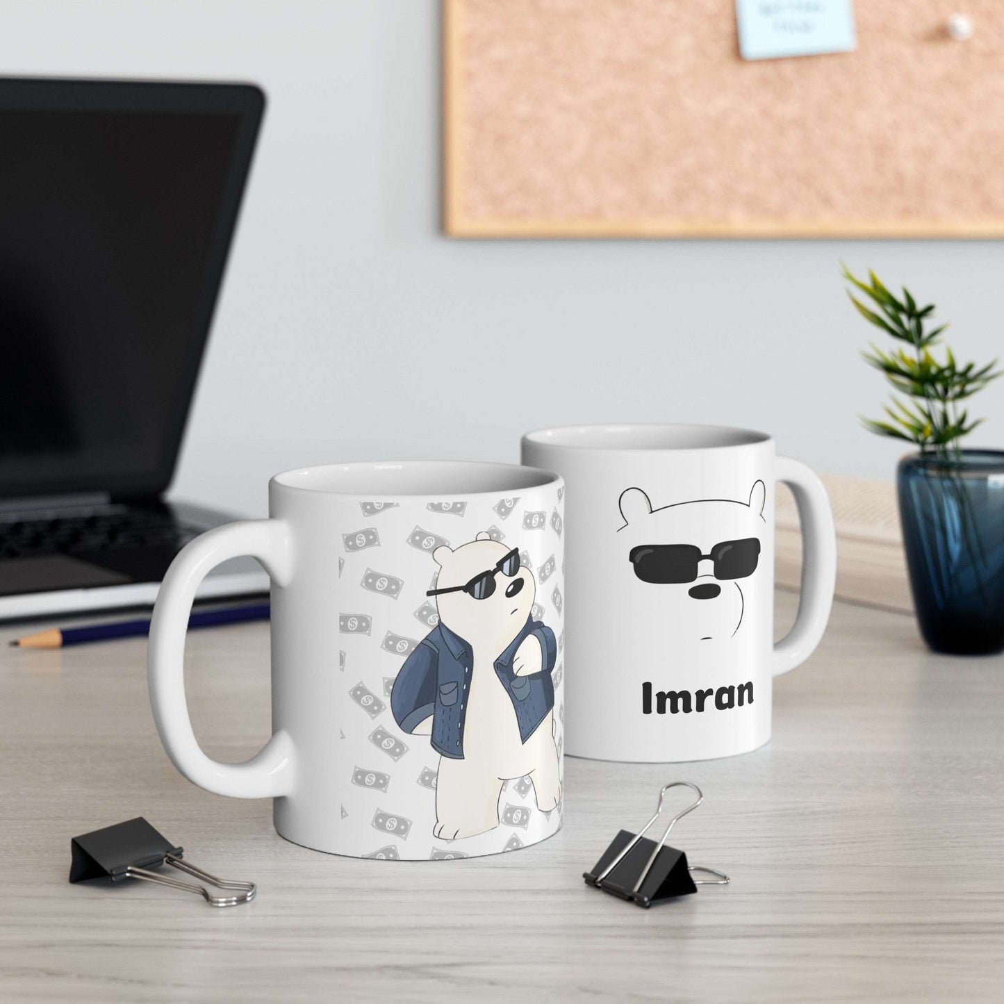 Cartoon name mug 004