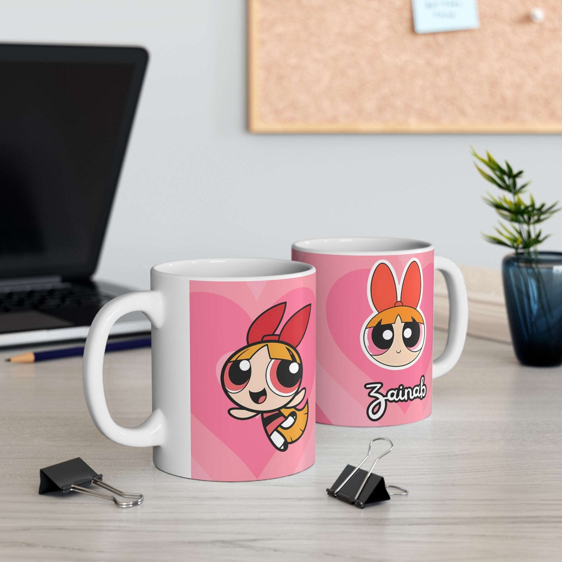 Cartoon name mug 006