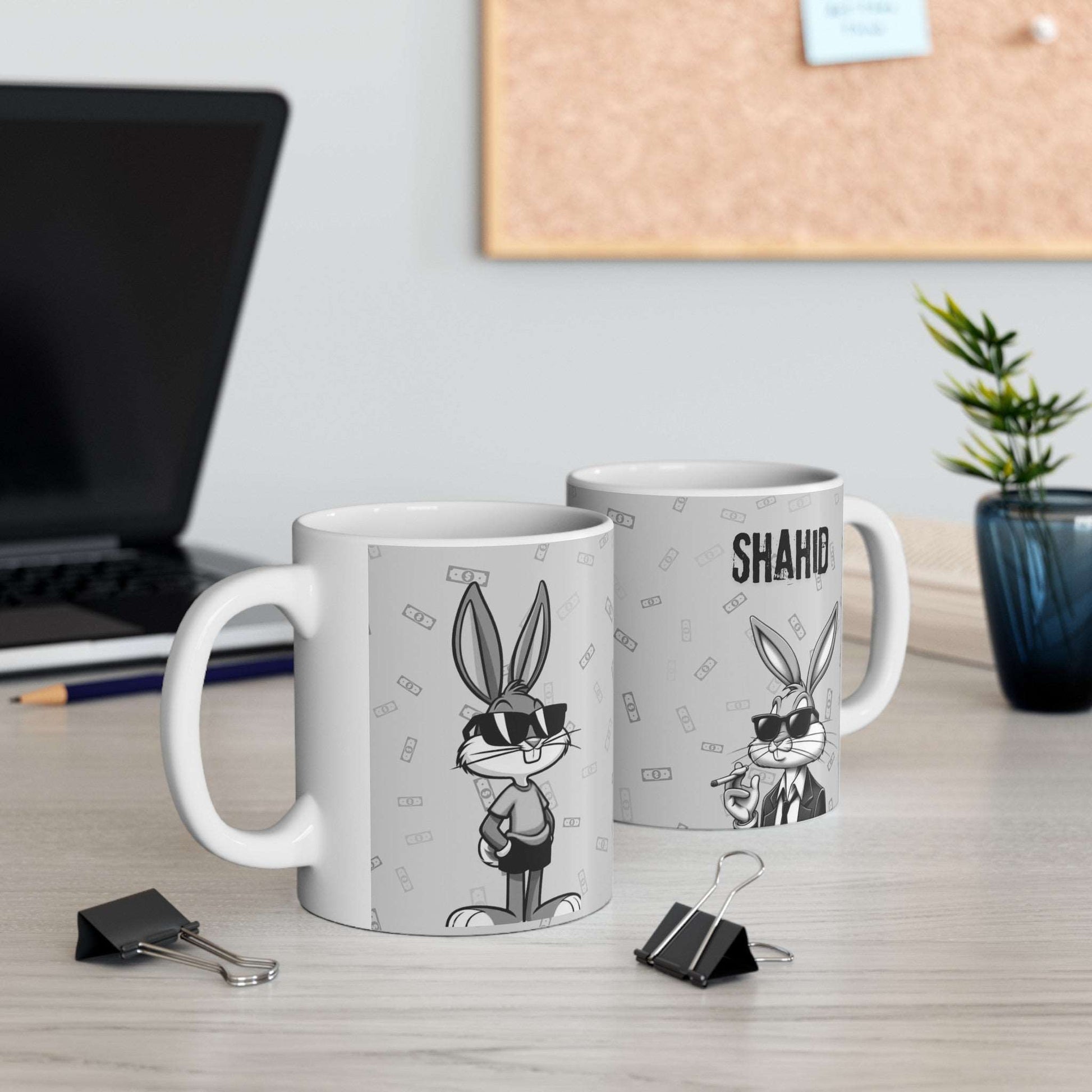 Cartoon name mug 001