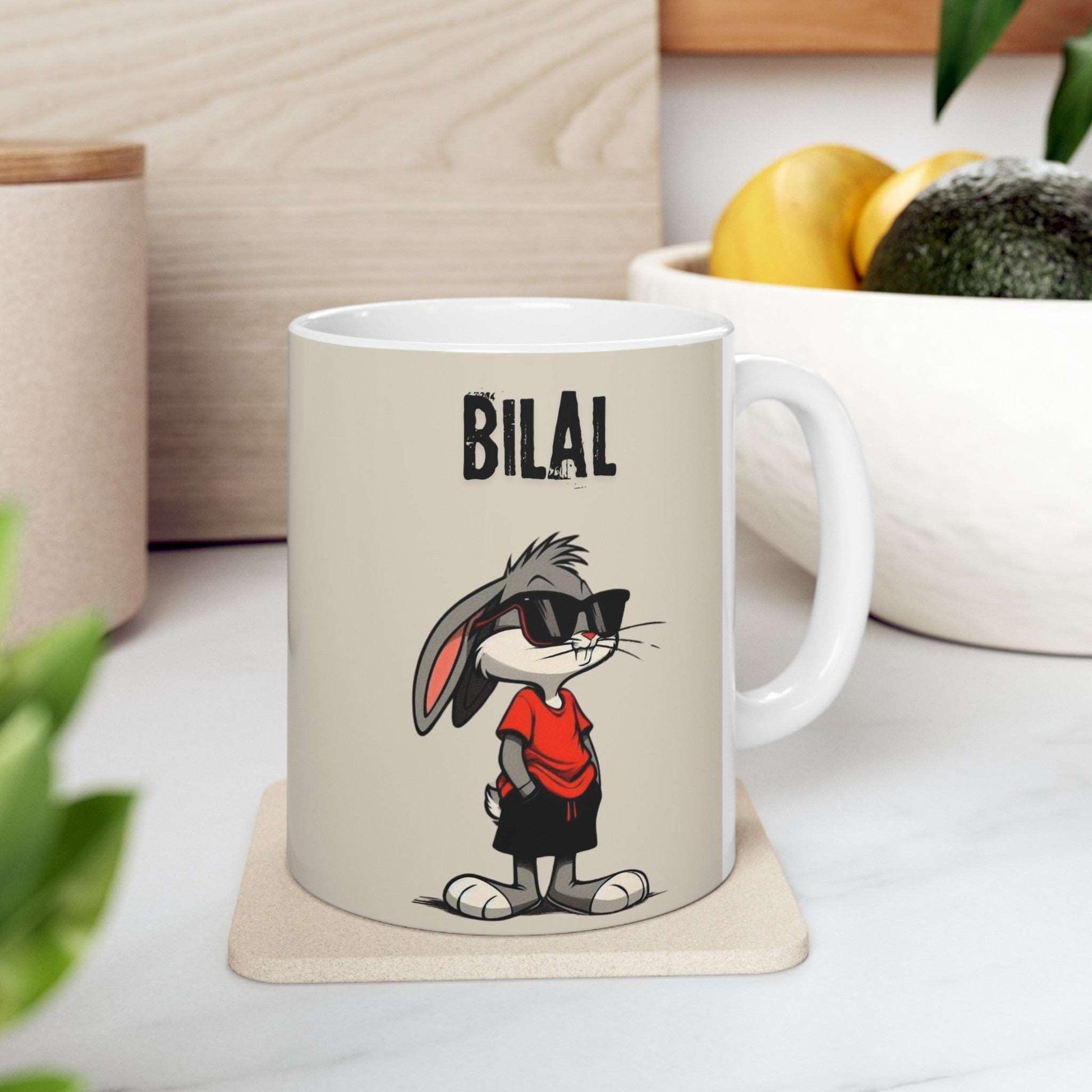 Cartoon name mug 003