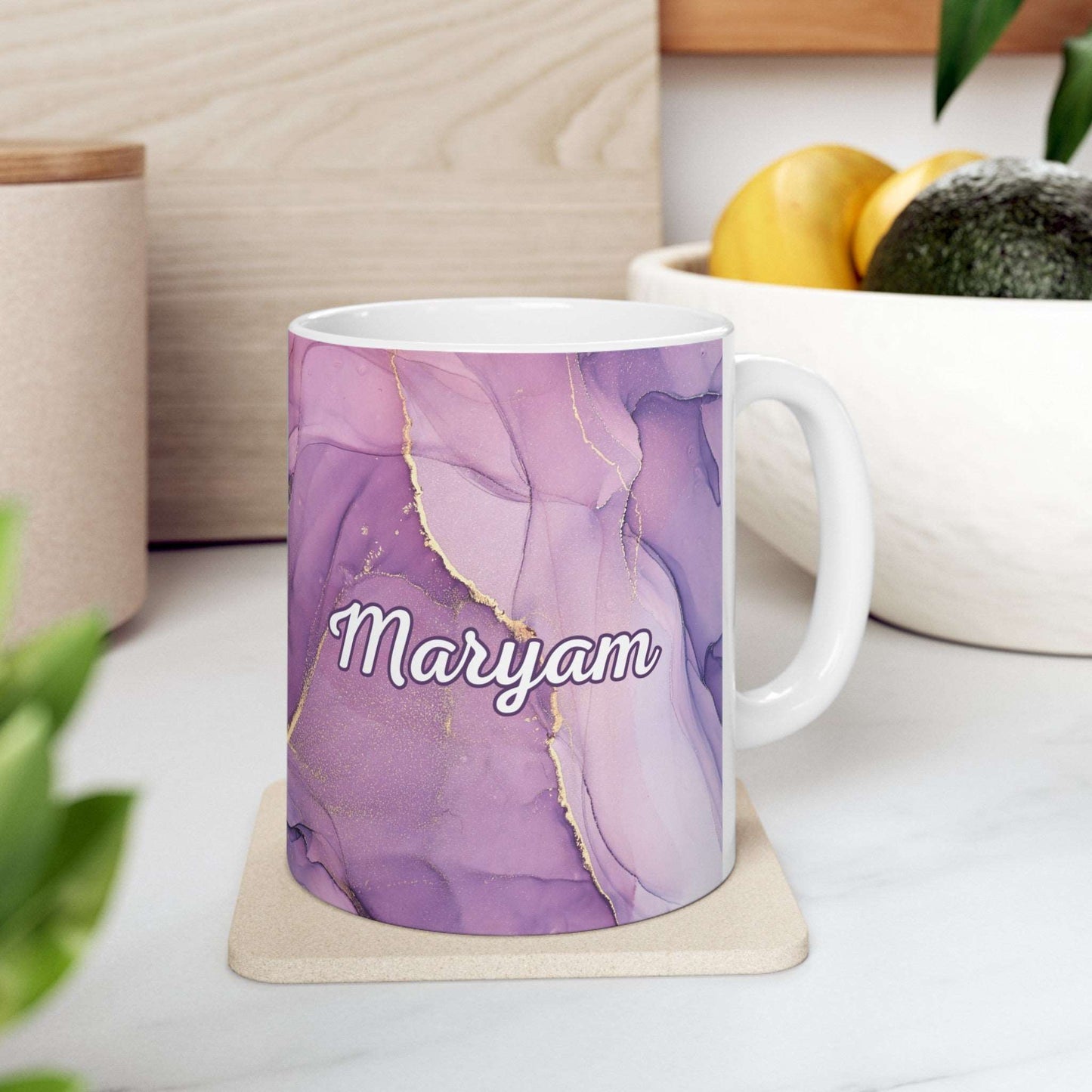 Marble art name mug 001