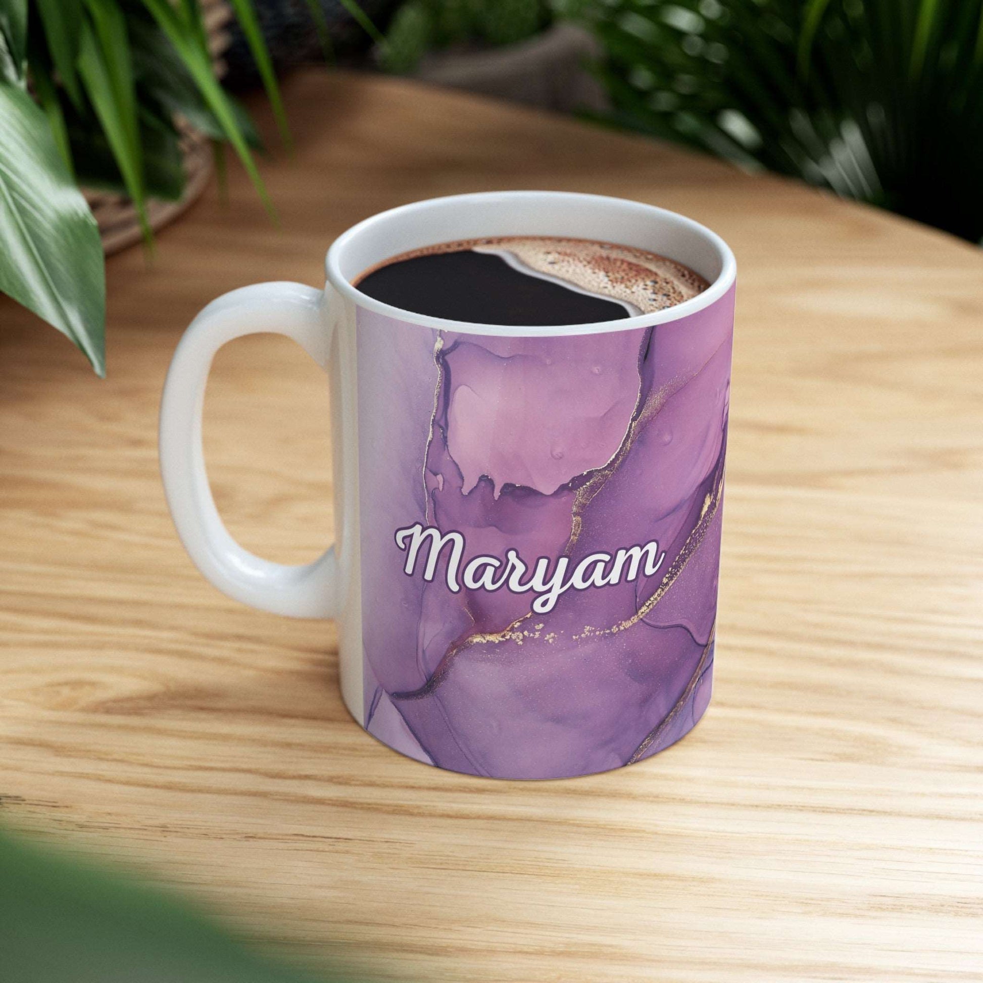 Marble art name mug 001