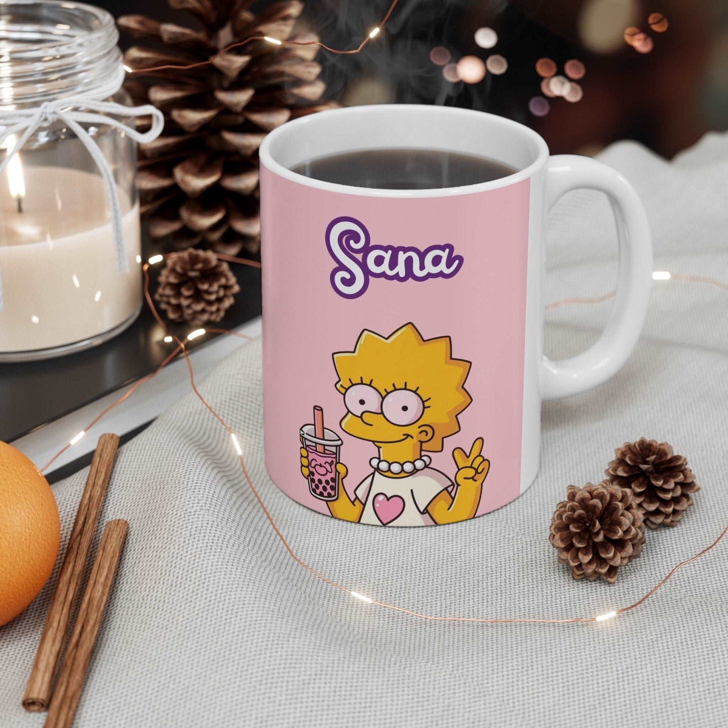 Cartoon name mug 005