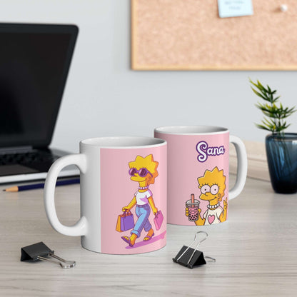 Cartoon name mug 005