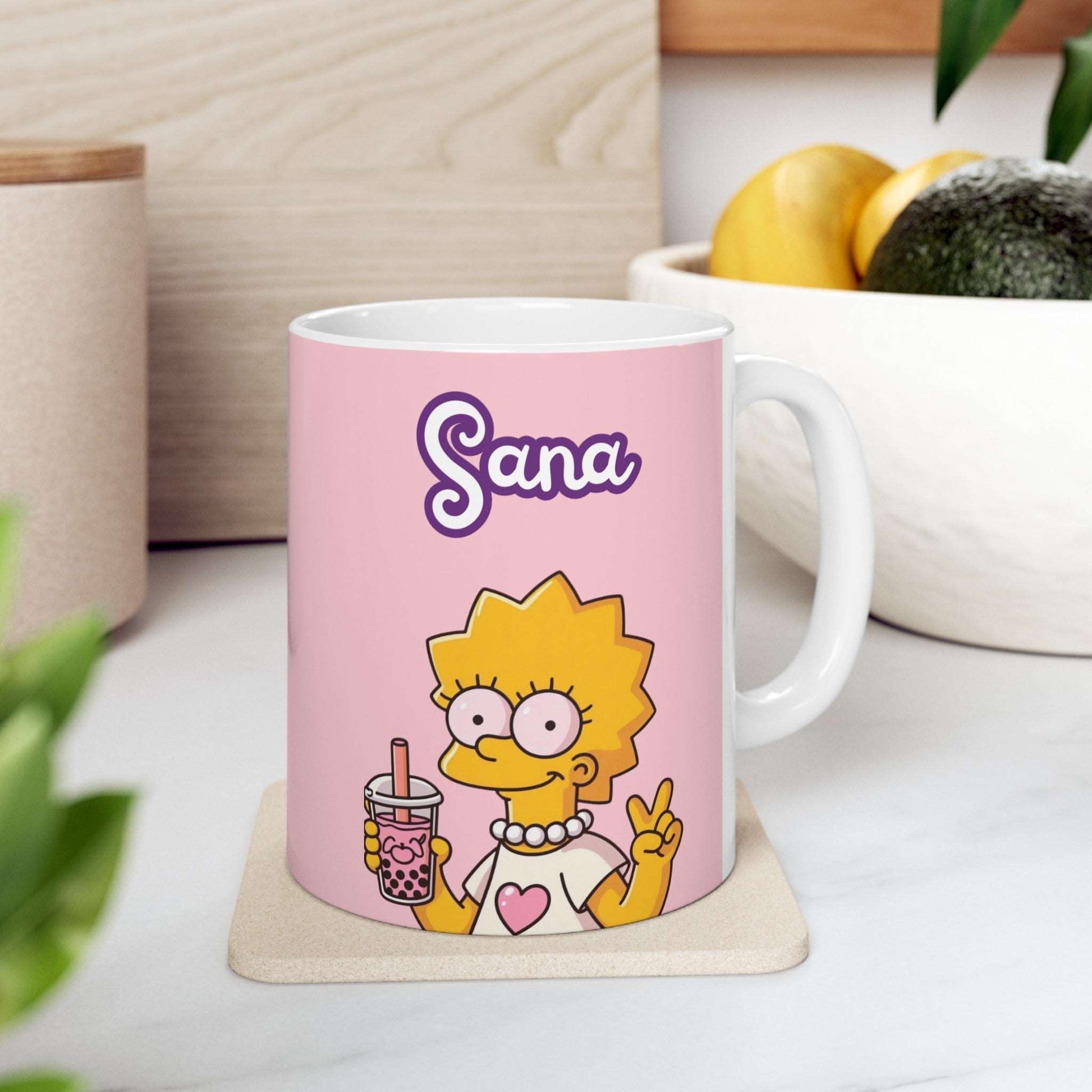 Cartoon name mug 005