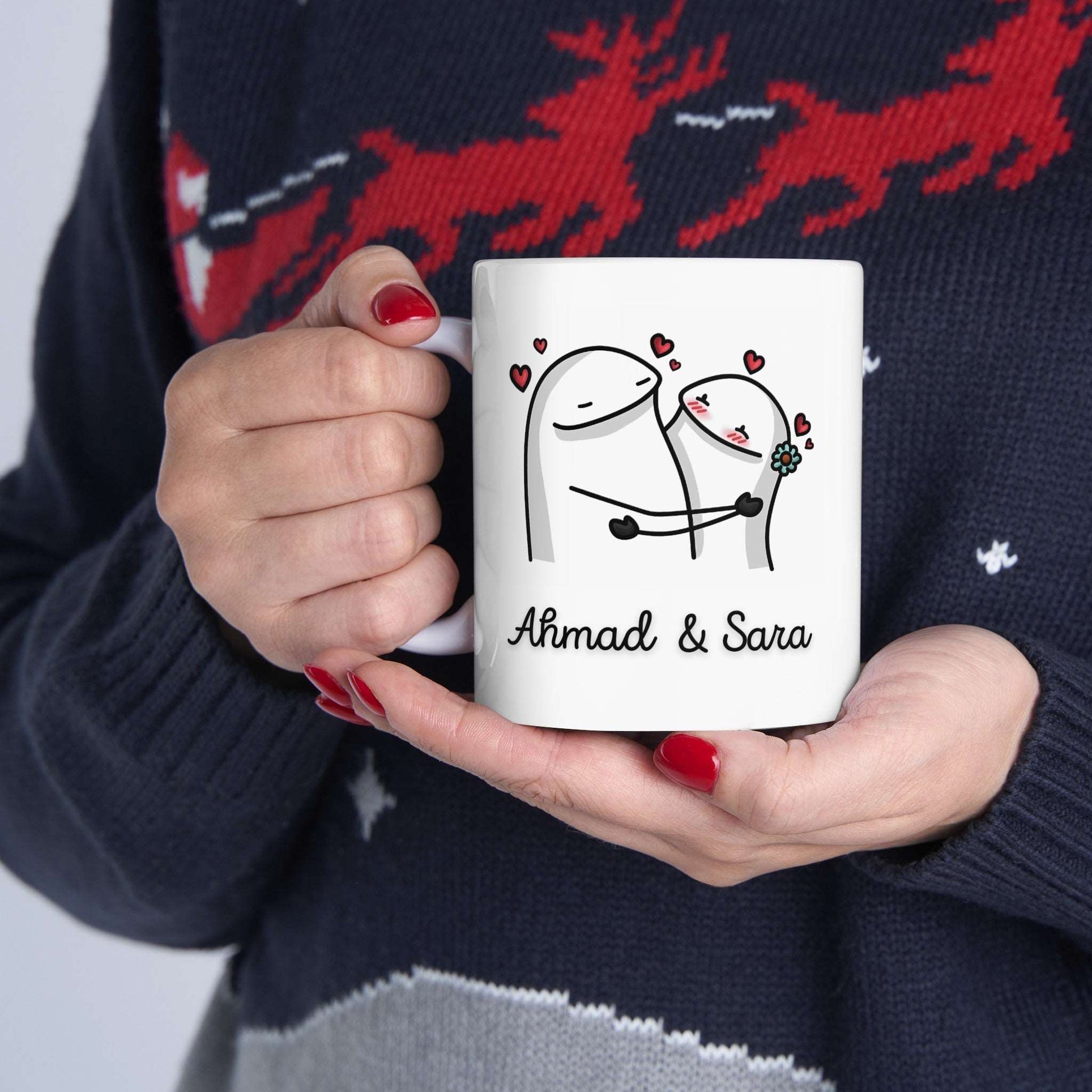 Couple name mug 006