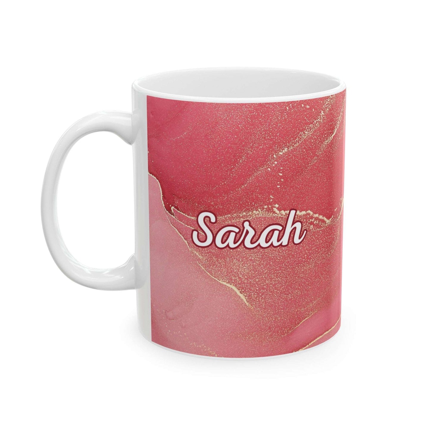 Marble art name mug 006