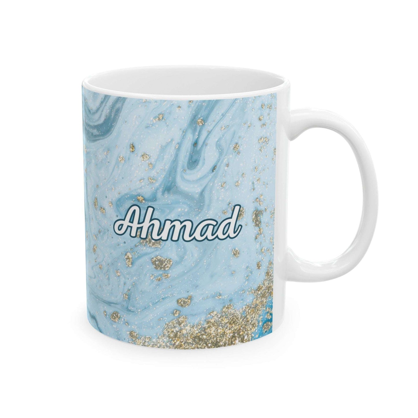 Marble art name mug 004