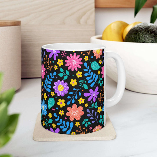 Floral mug 004