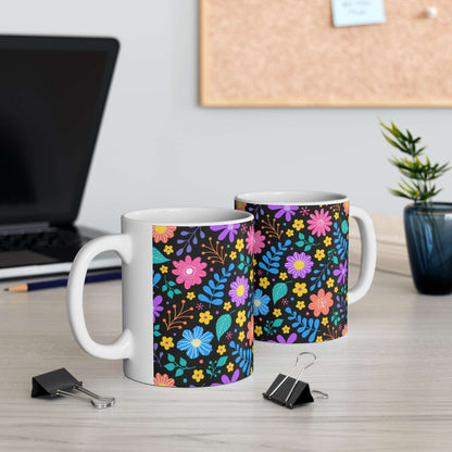 Floral mug 004