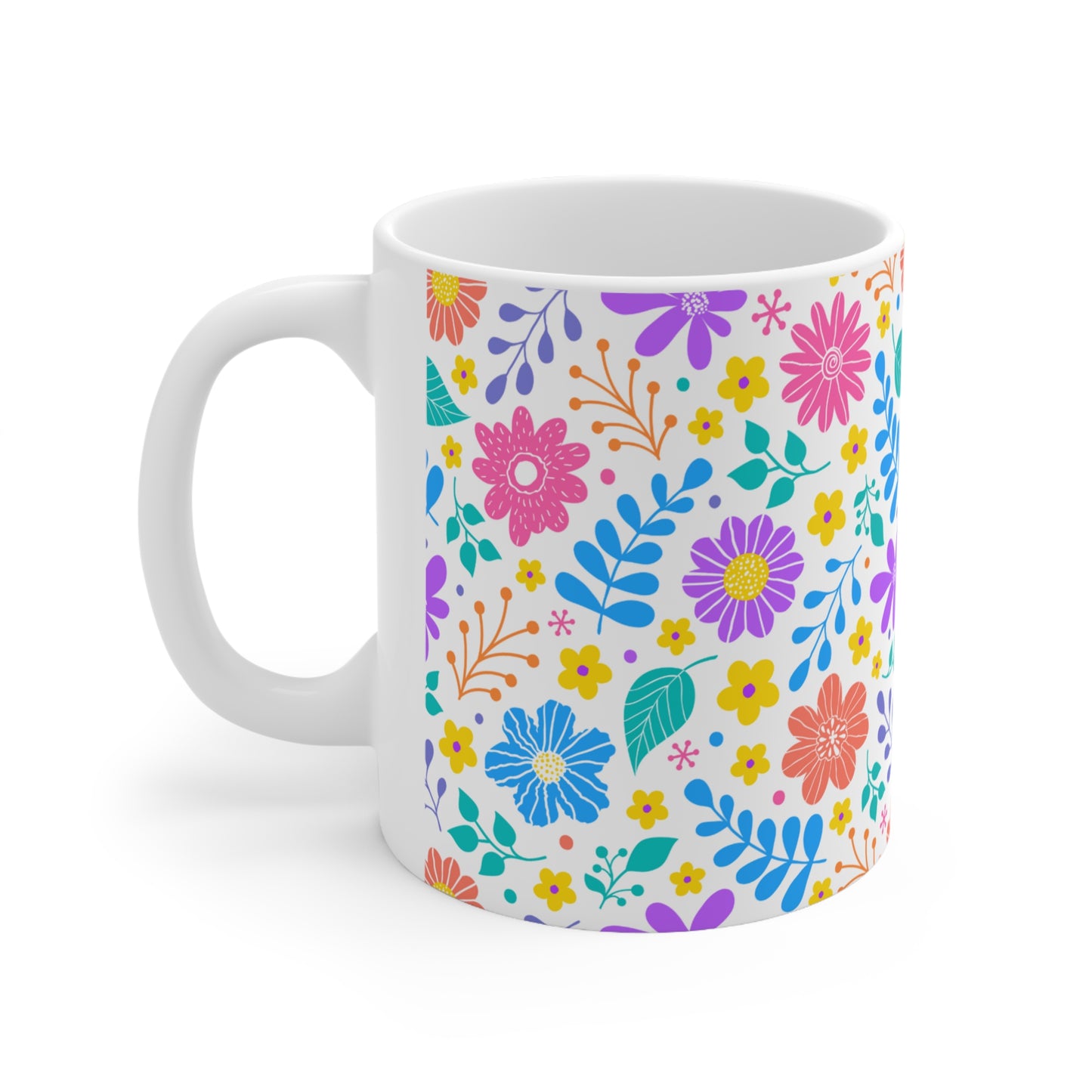 Floral mug 005 - zynaty