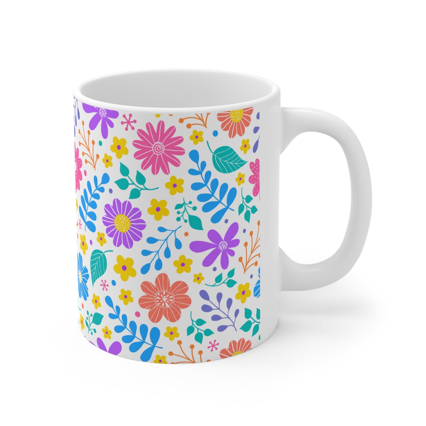 Floral mug 005 - zynaty