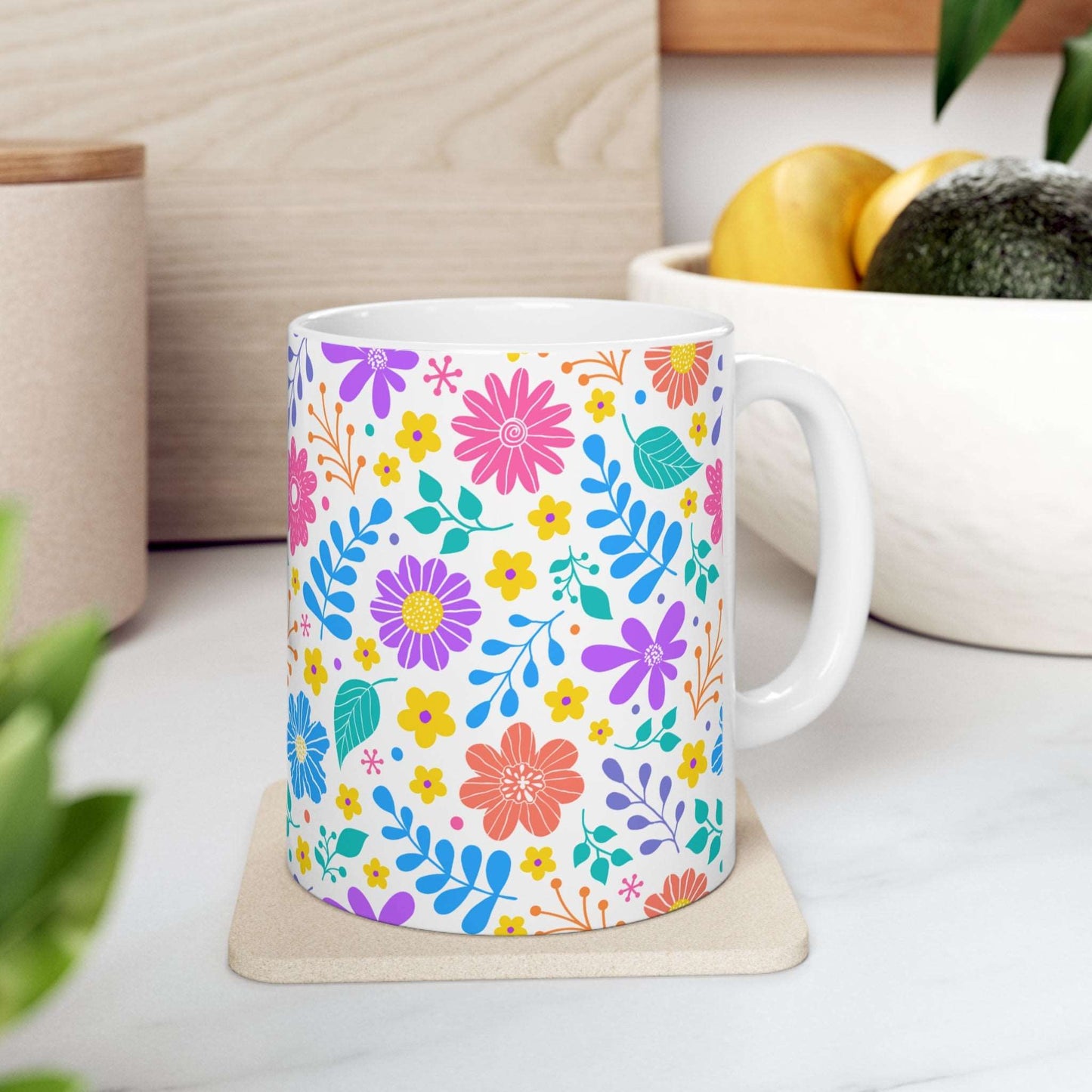 Floral mug 005