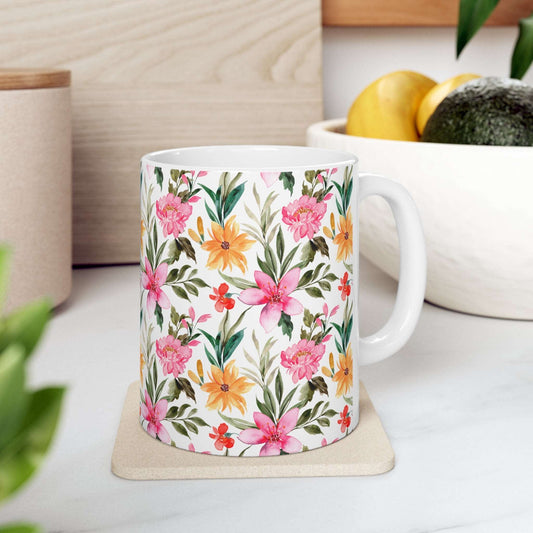 Floral mug 003