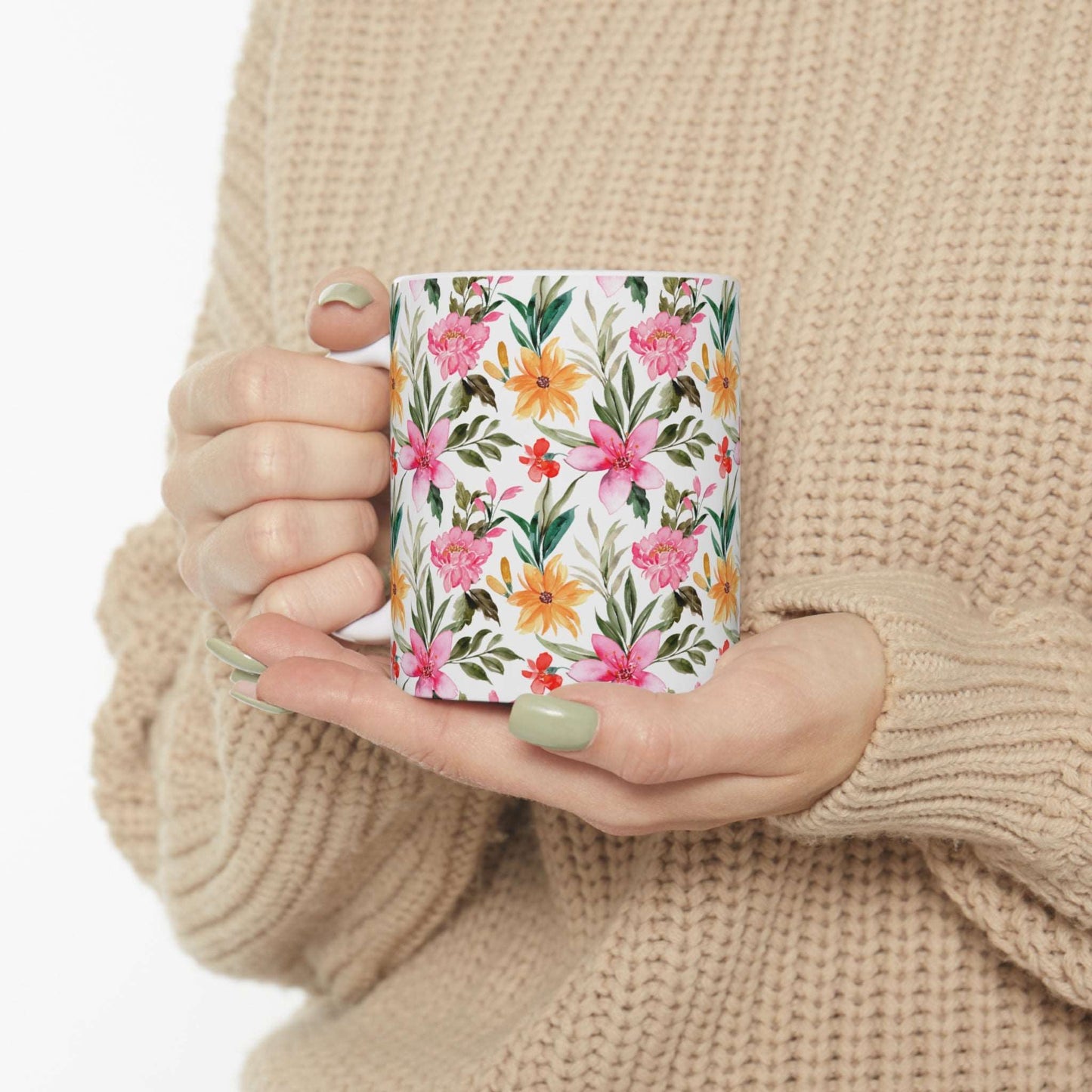 Floral mug 003