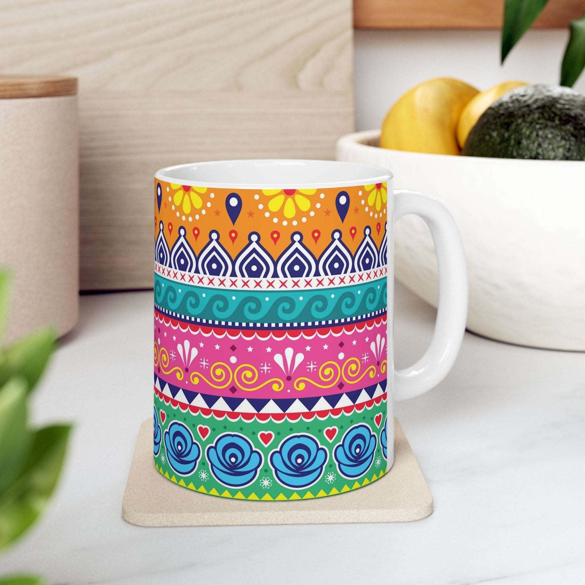 Bundle of (FOUR) Truck Art mugs