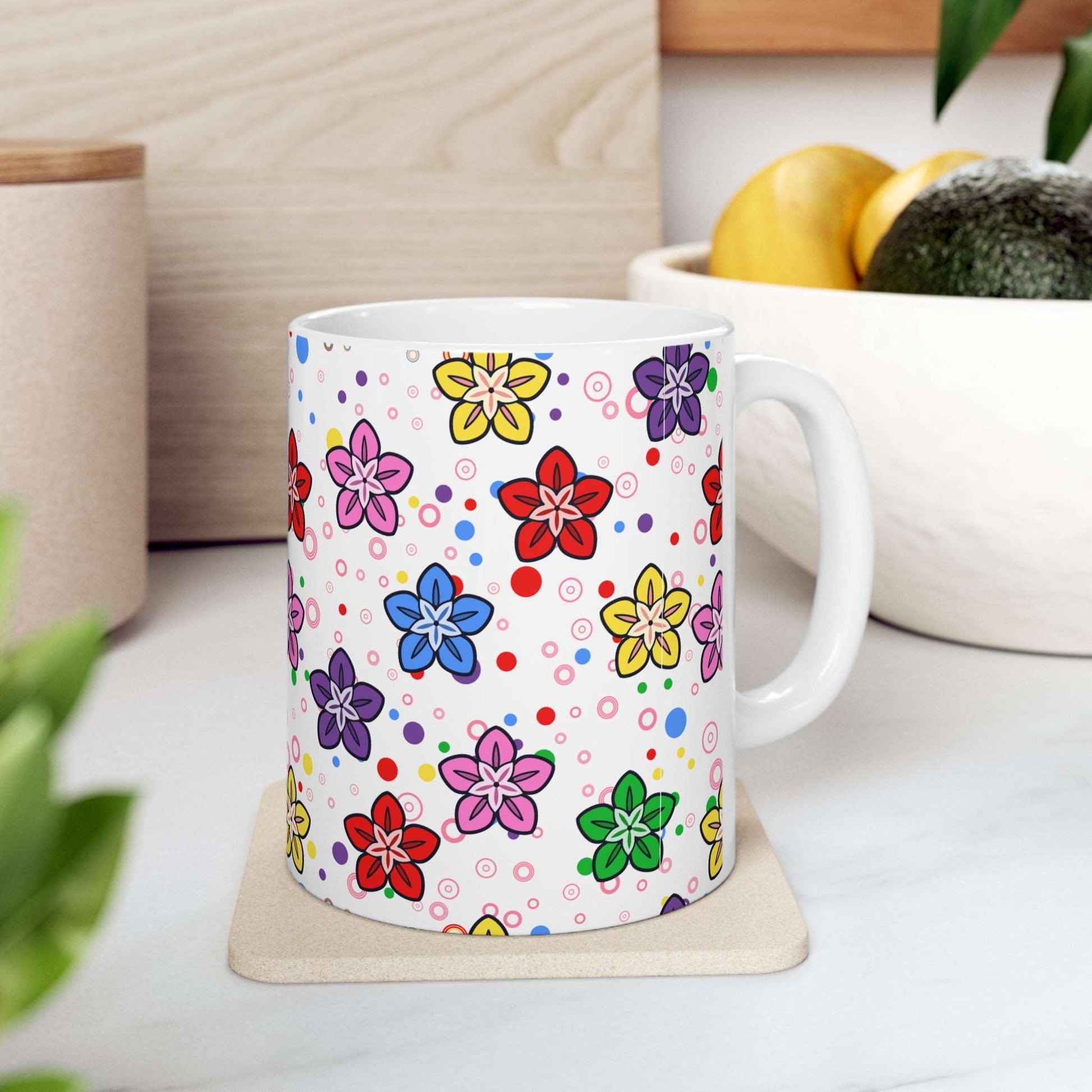 Floral mug 007