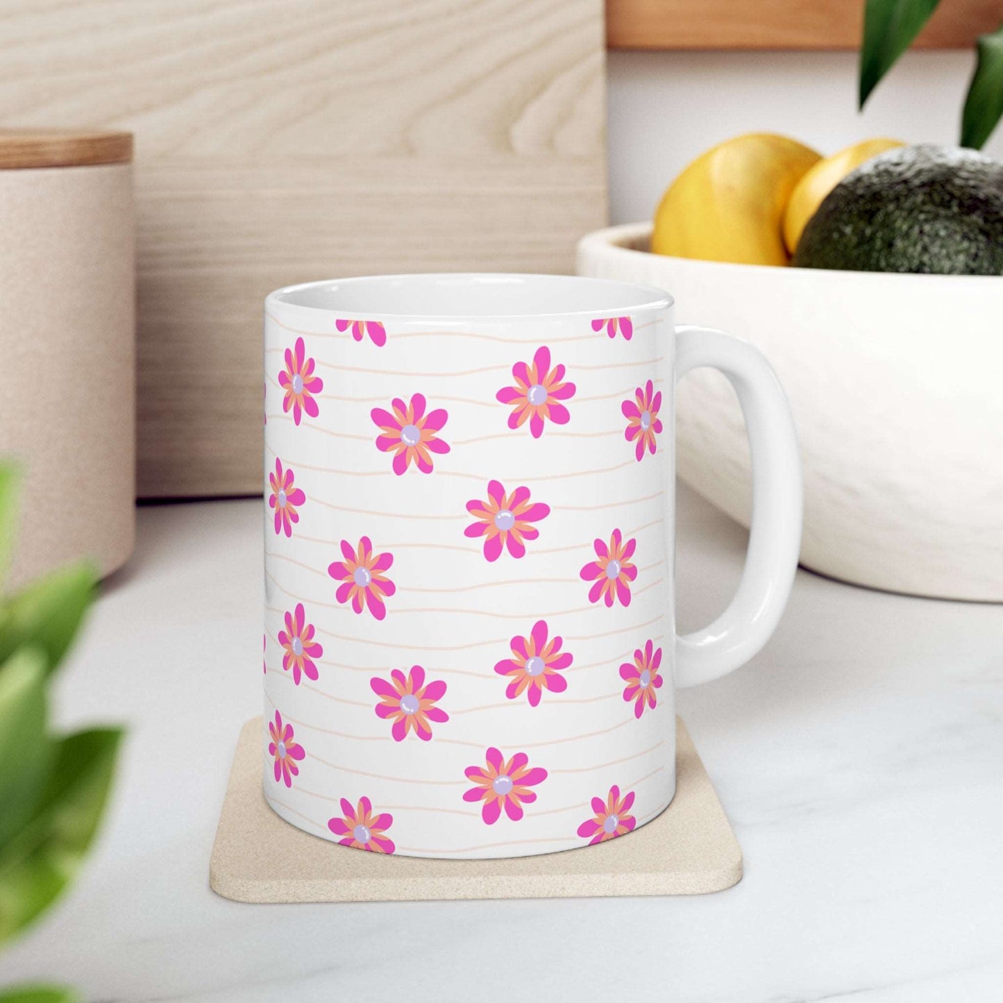 Floral mug 002