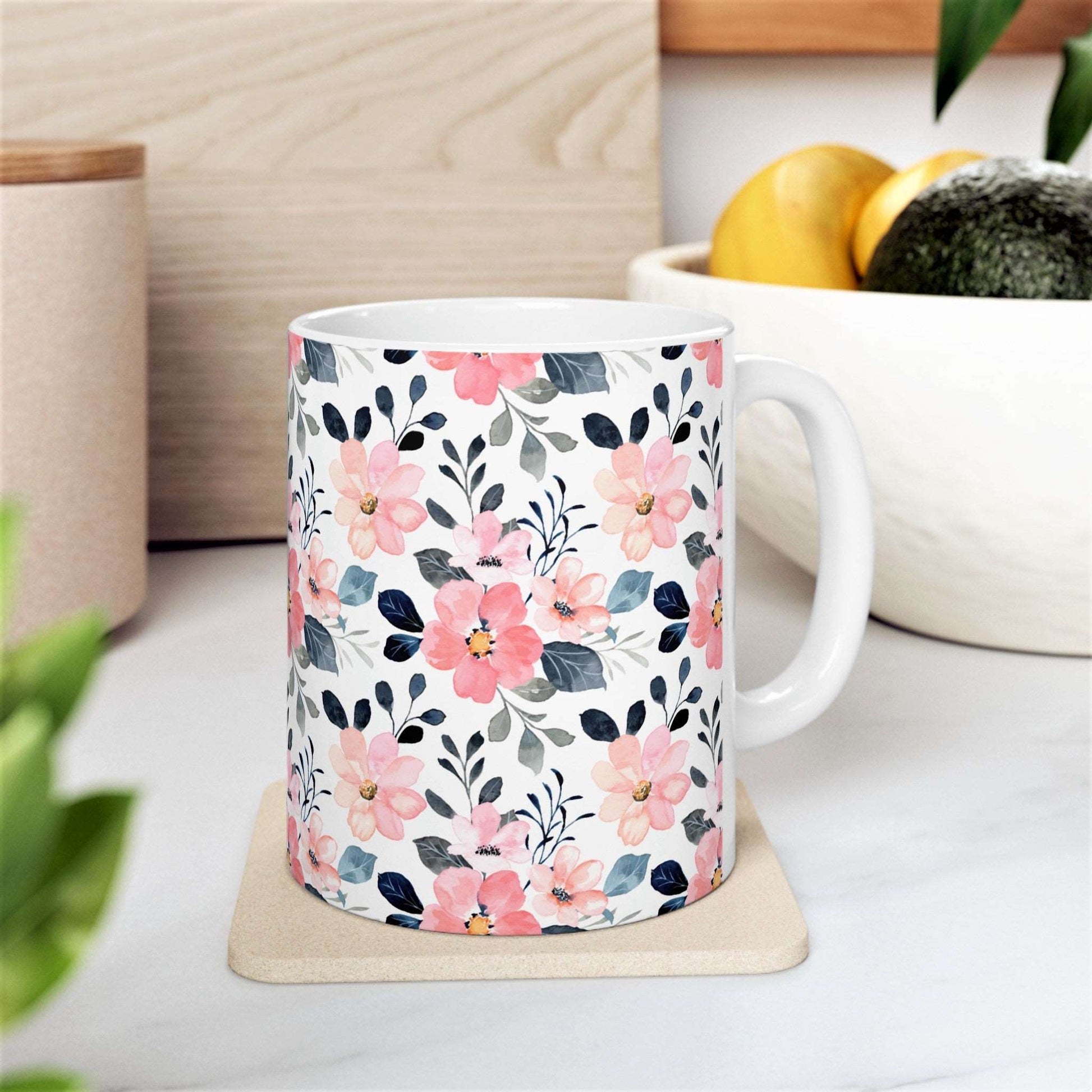 Floral mug 001