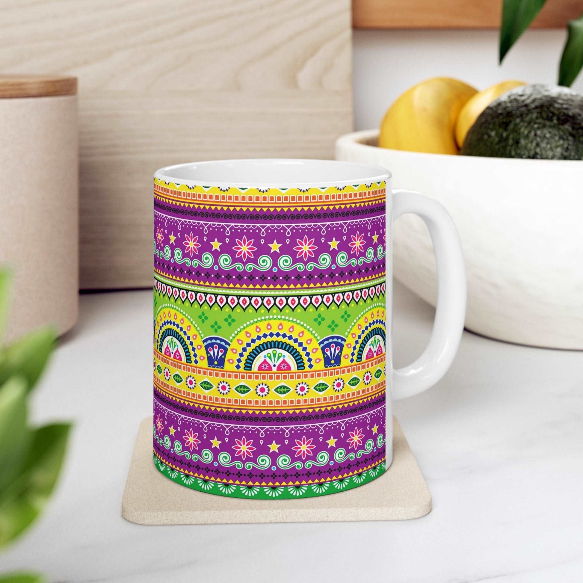 Bundle of (FOUR) Truck Art mugs