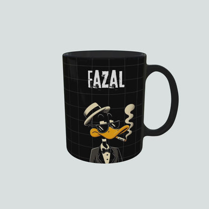 Black Cartoon name mug 009