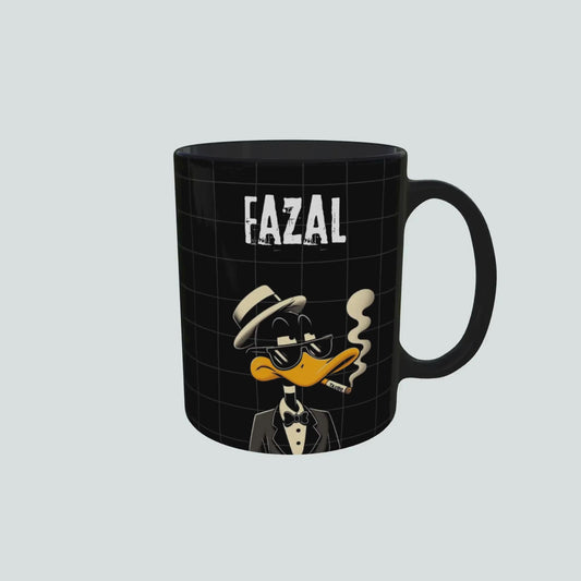 Black Cartoon name mug 009