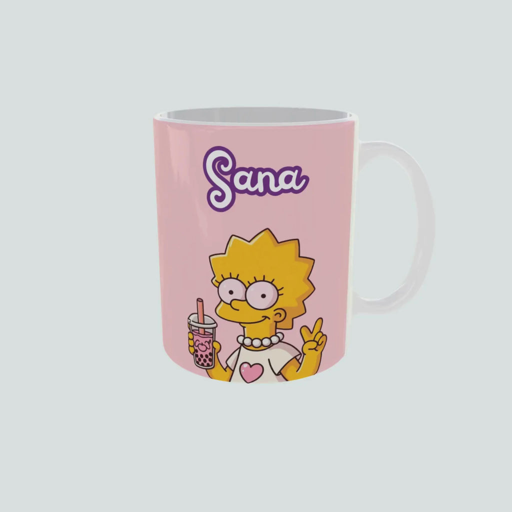 Cartoon name mug 005
