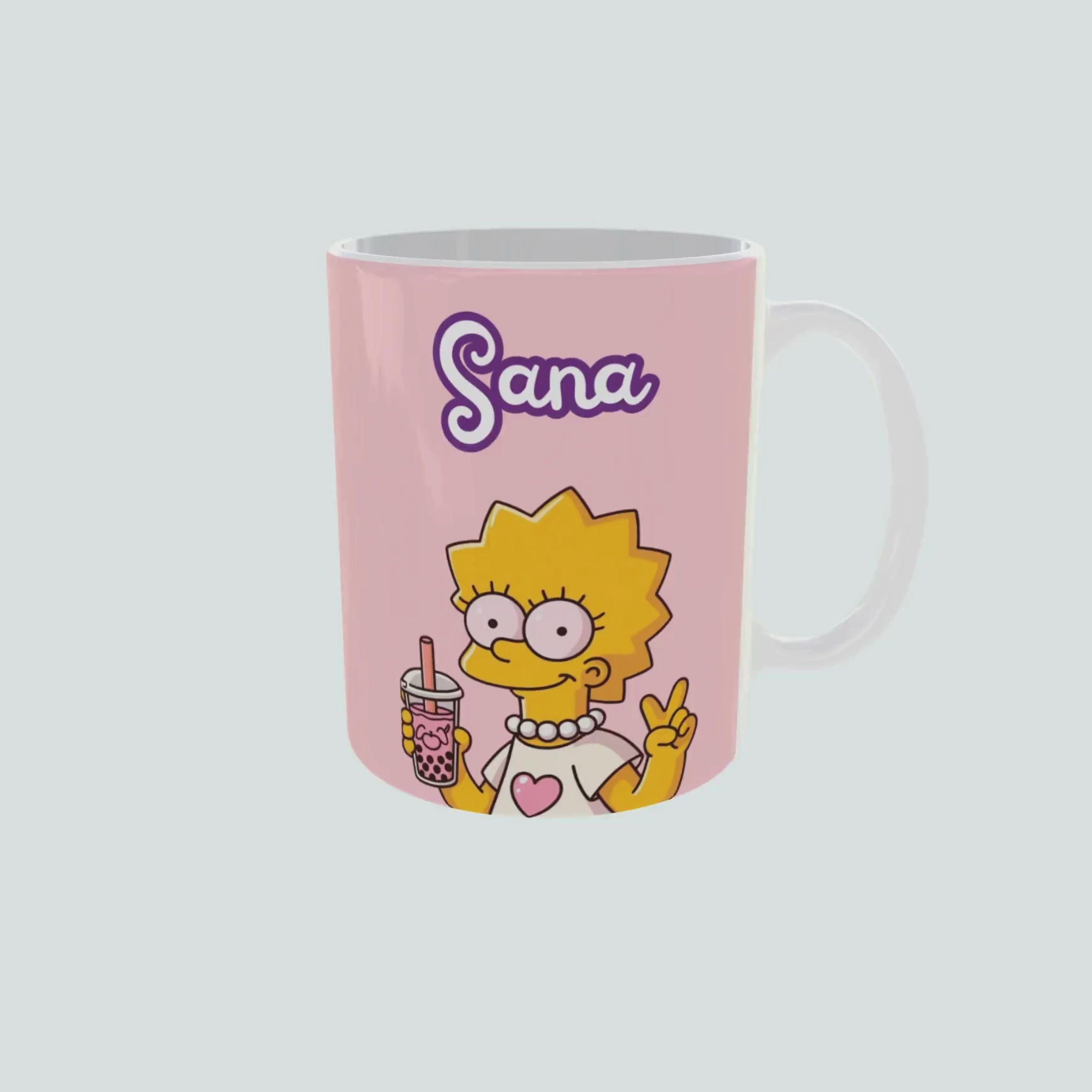 Cartoon name mug 005